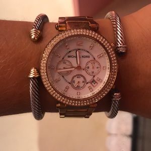 Michael Kors rose gold watch
